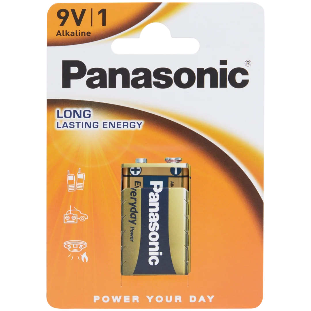 Piles Panasonic 9V 1