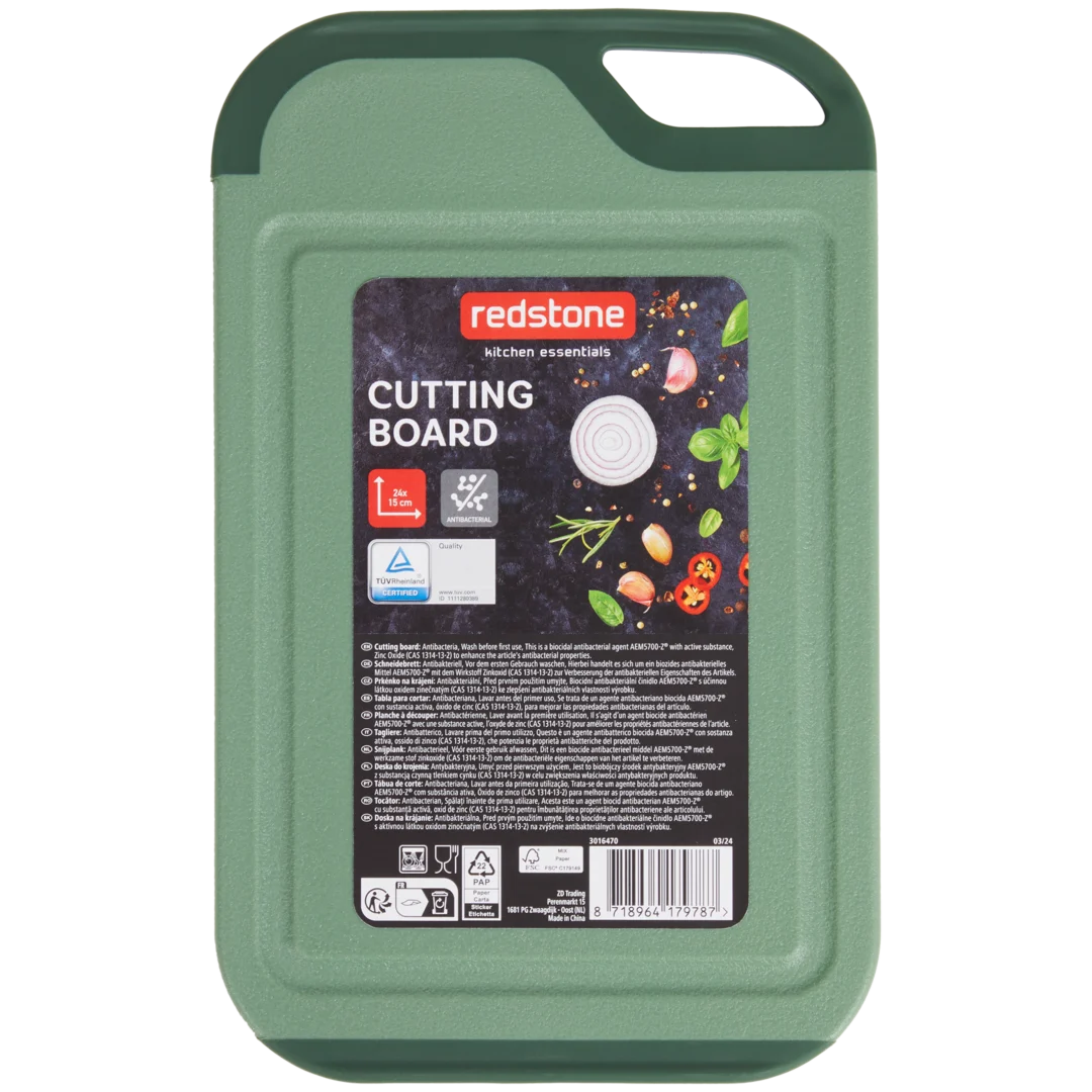 Tábua de corte antibacteriana Redstone 6
