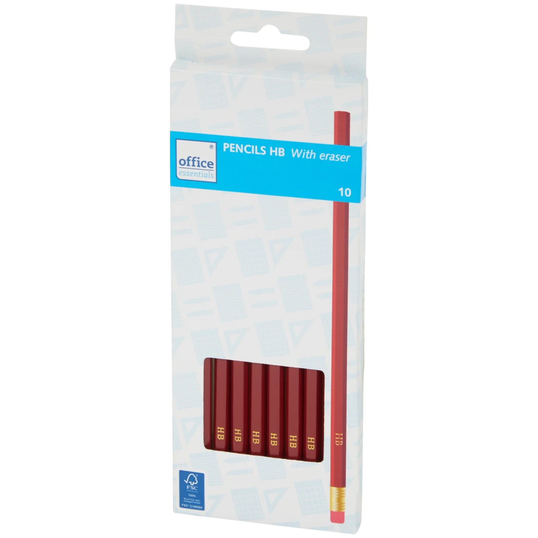Lápices con goma de borrar Office Essentials 2
