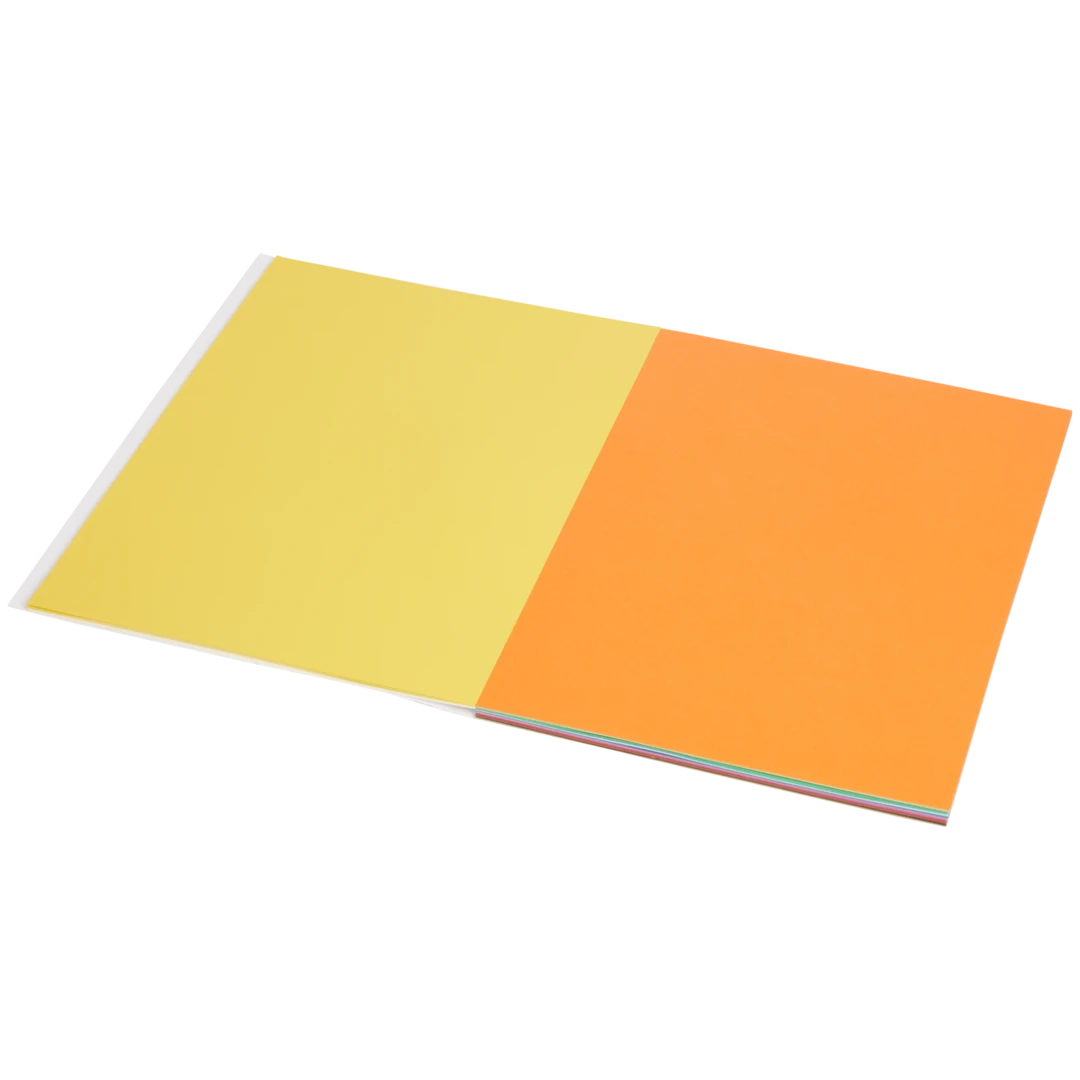 Bloc de papier cartonné coloré 2