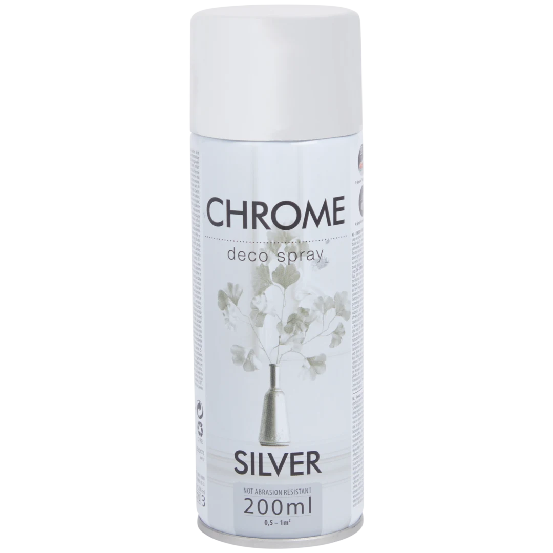 Sprühfarbe Chrom Silber 1