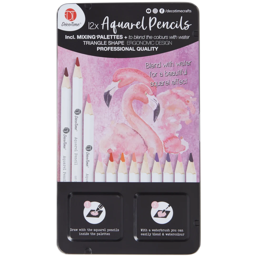 Kit crayons aquarellables 1