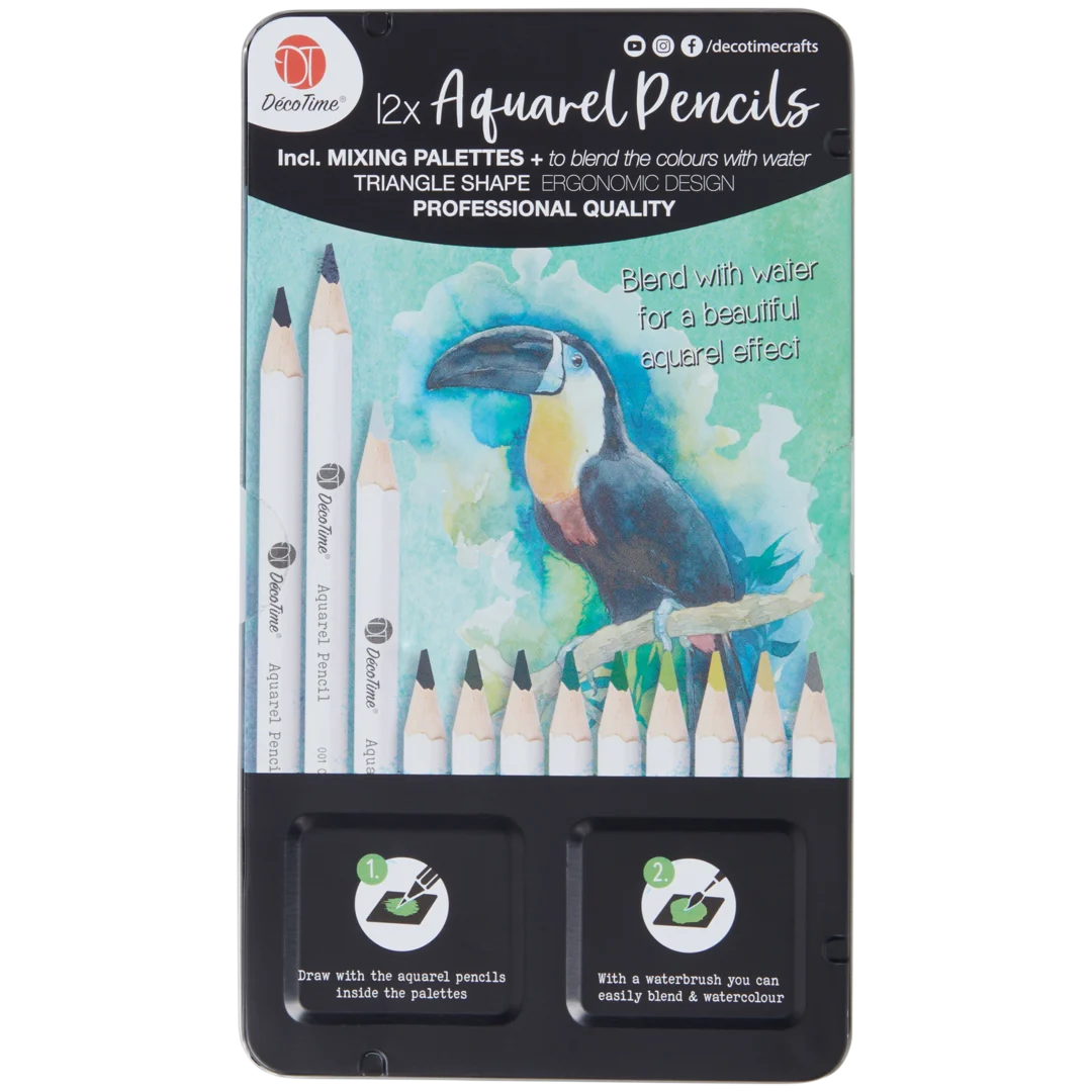 Kit crayons aquarellables 4