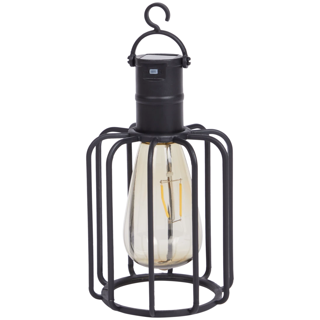 Lampe solaire style industriel 3