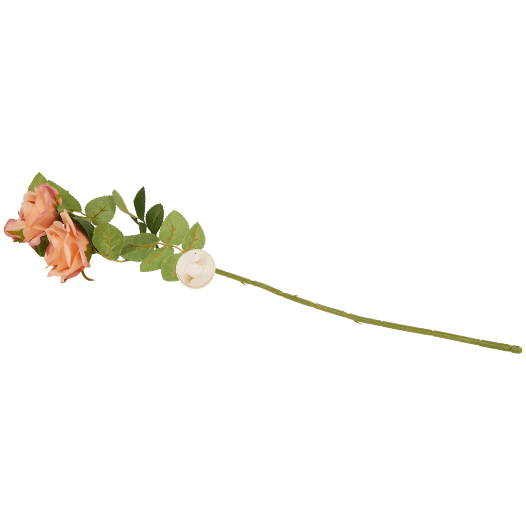Rosa finta su stelo 7