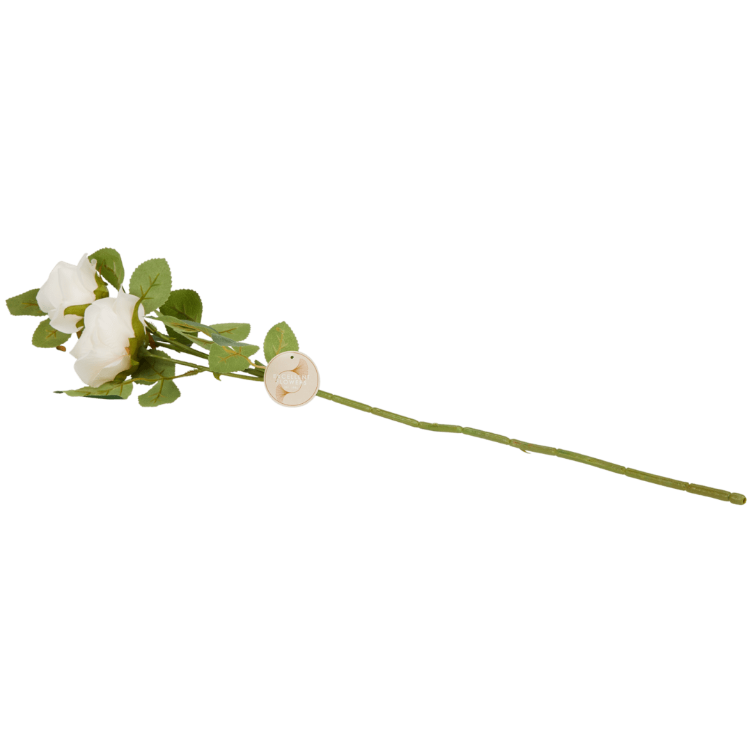Rosa finta su stelo 5