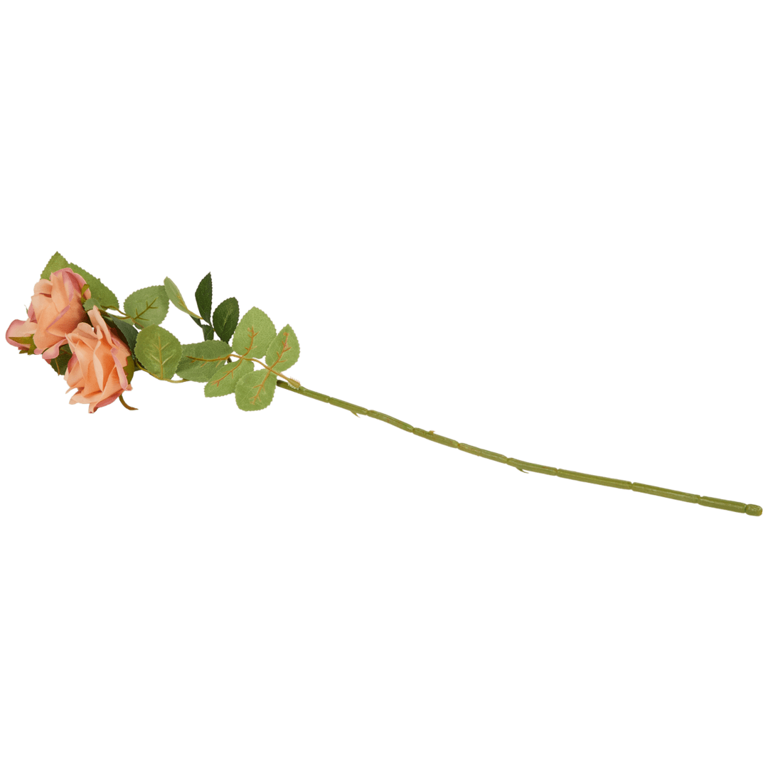 Rosa finta su stelo 4