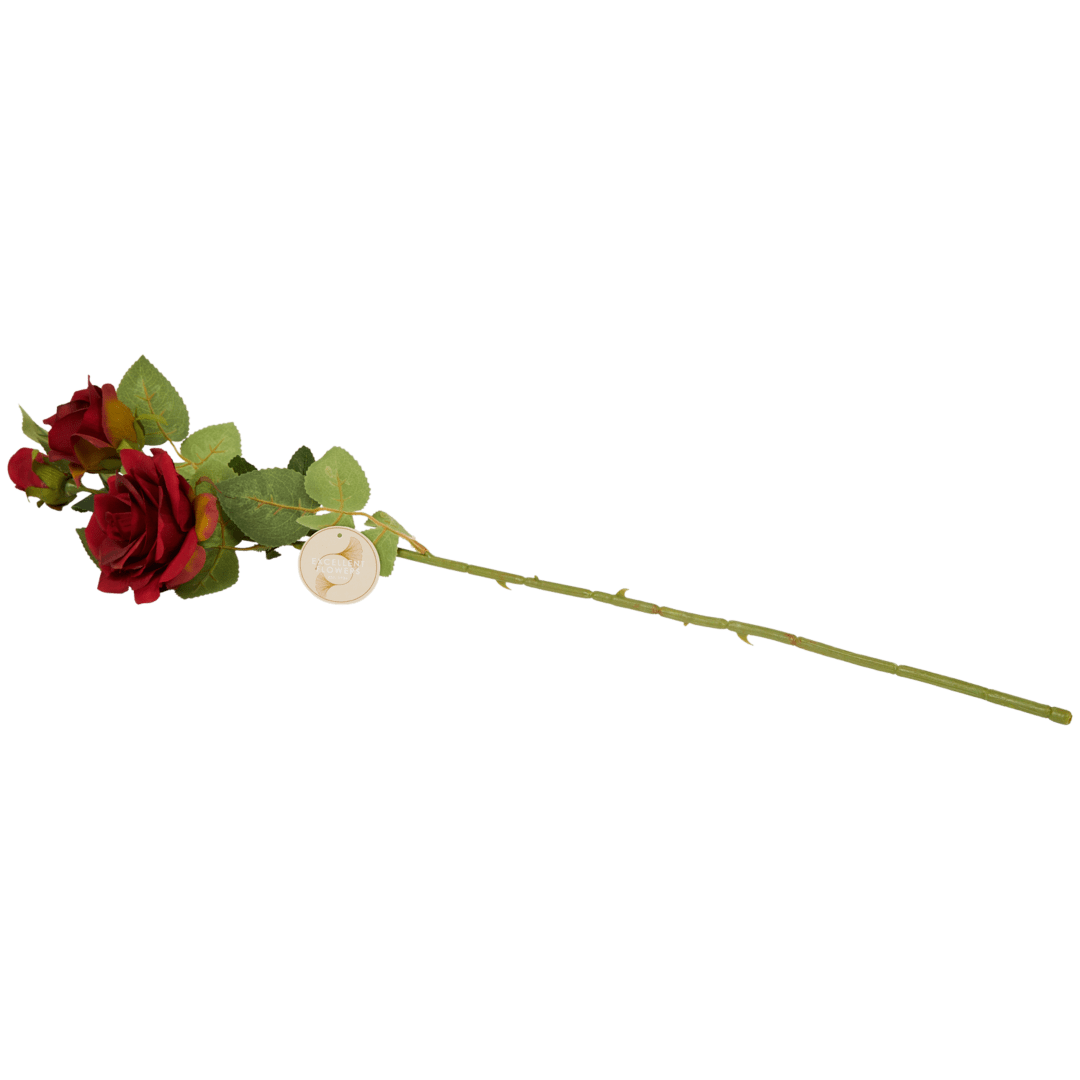 Rosa finta su stelo 3