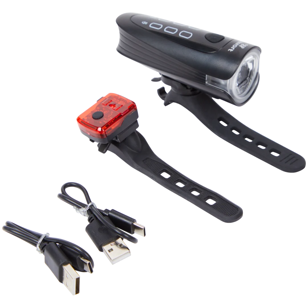 Set de lampes de vélo rechargeables Walfort 2