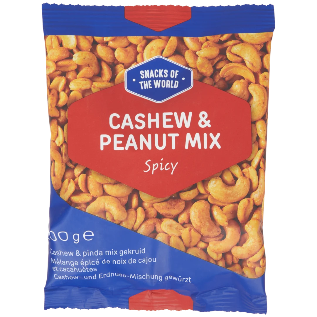 Směs kešu a arašídů Snacks of the World Pikantní 1