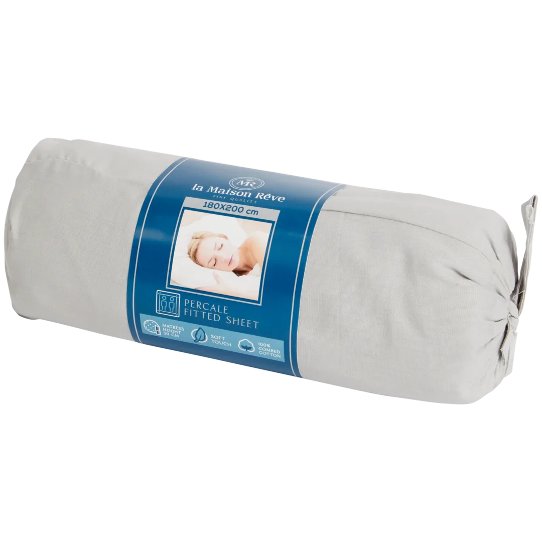 Drap-housse en percale de coton La Maison Rêve 1