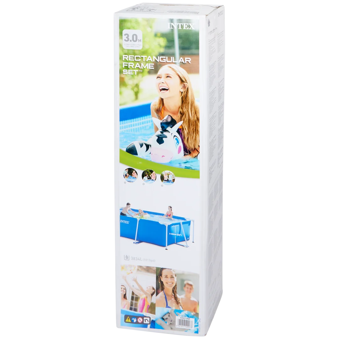 Piscina com estrutura Intex 2