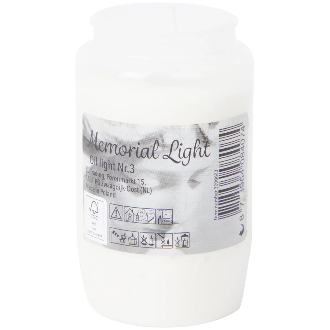 Lumino votivo bianco 1