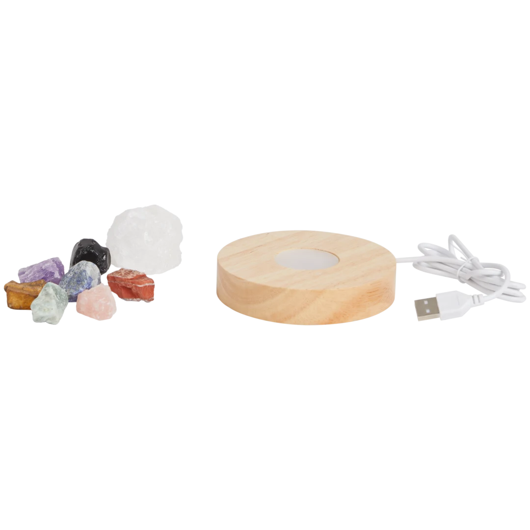 Lampe 7 chakras avec cristaux Deluxa 6