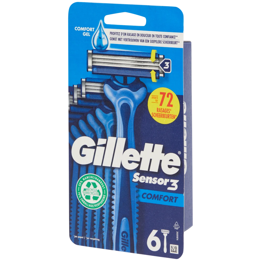 Cuchillas de afeitar Gillette Sensor 3 Comfort 1