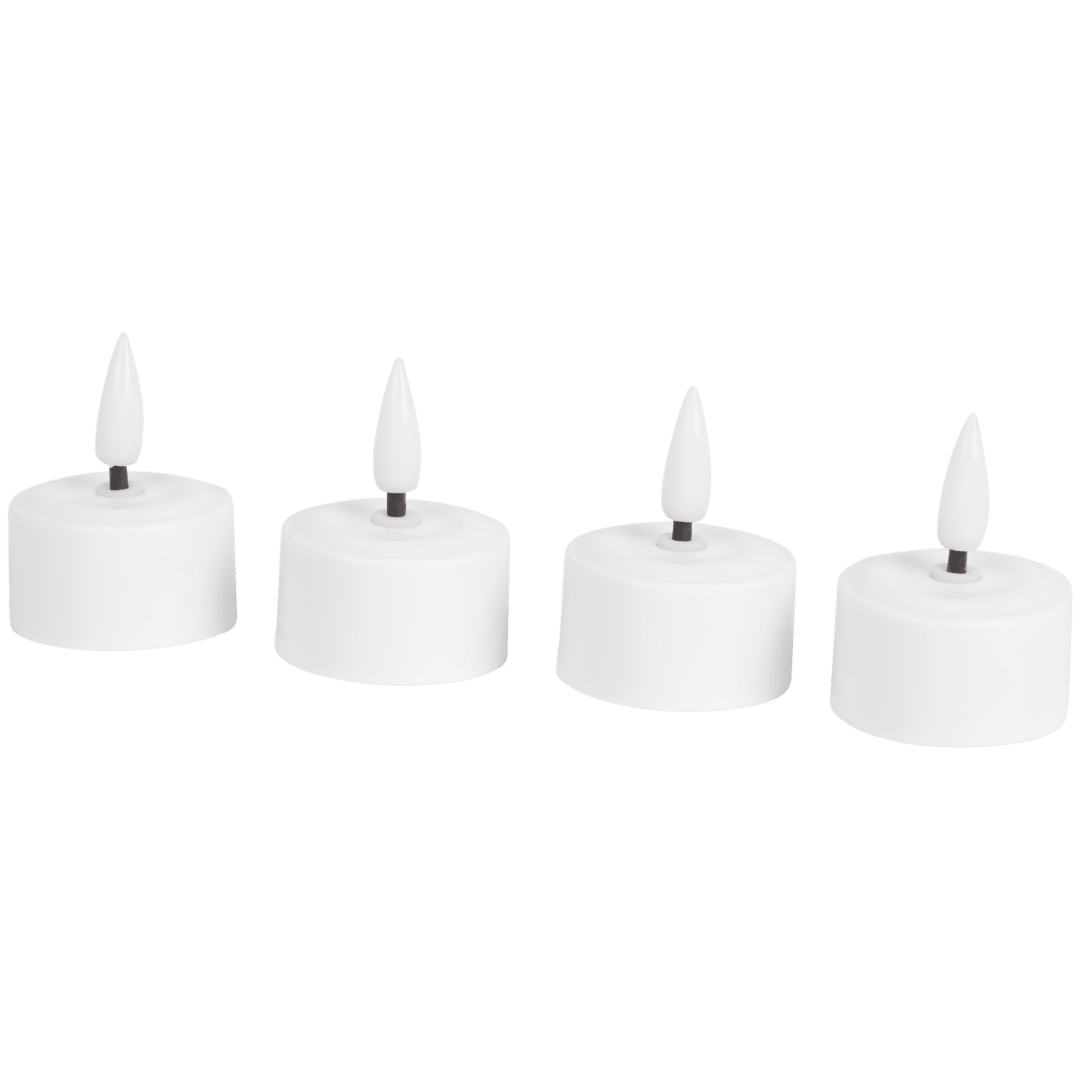 Bougies chauffe-plats électriques Blanc 2