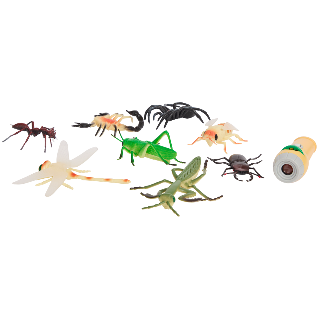 Figurines d'animaux avec lampe projecteur 1