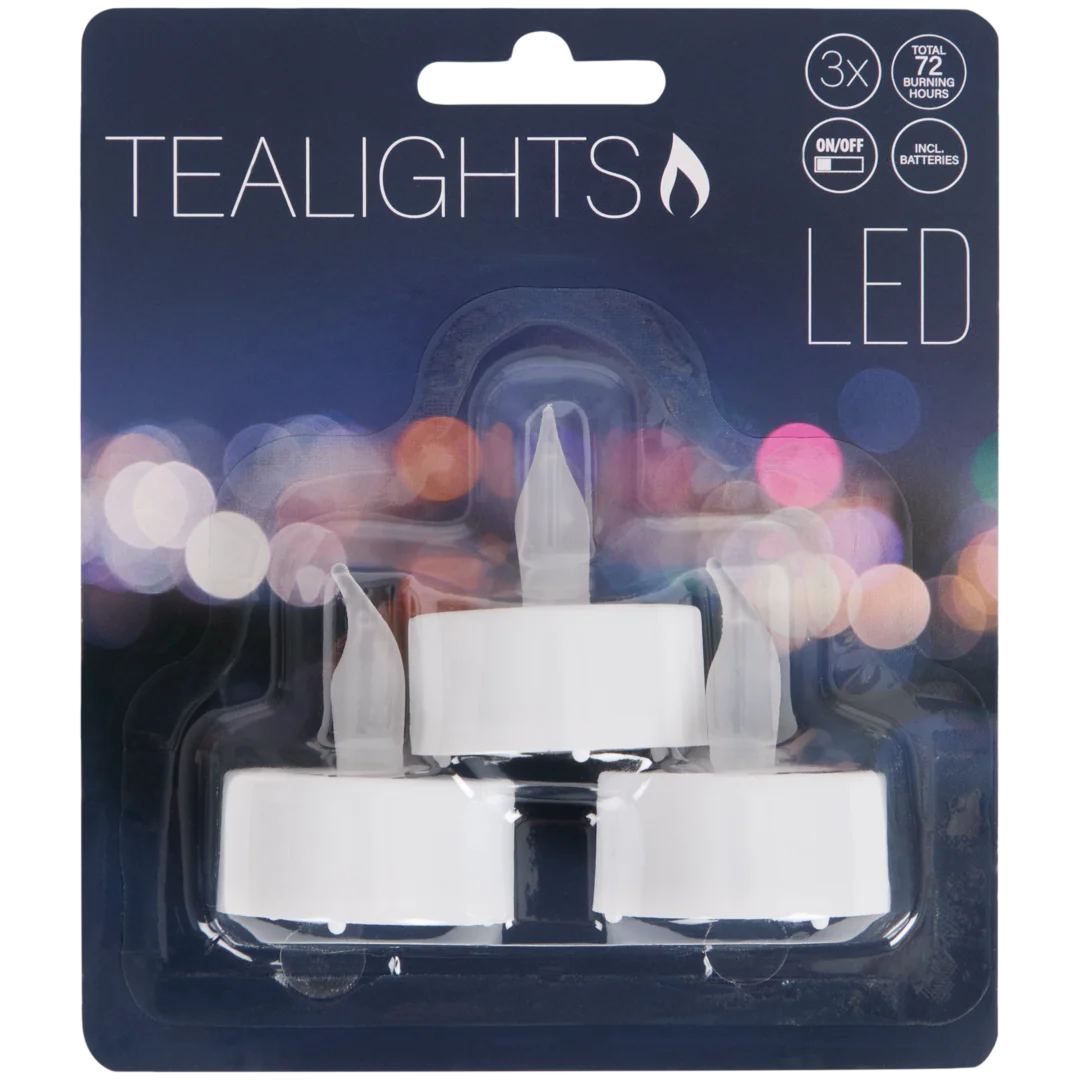 Bougies chauffe-plats LED 2