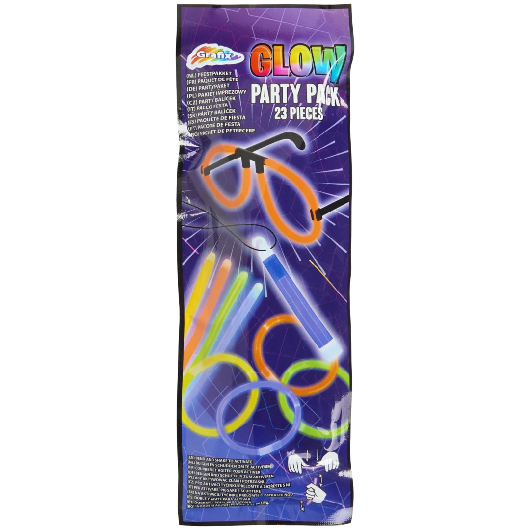 Paquete de fiesta brillo en la oscuridad 5