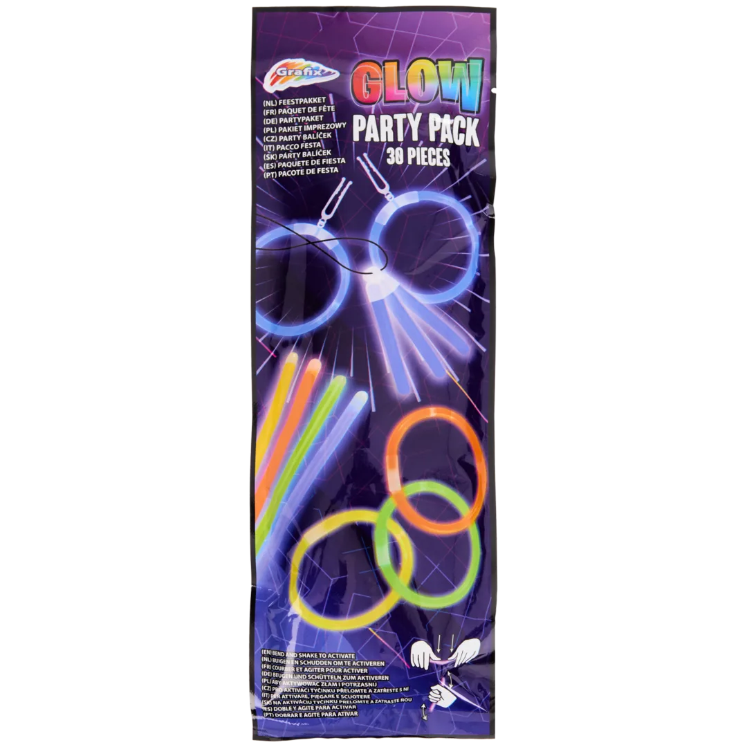Paquete de fiesta brillo en la oscuridad 6