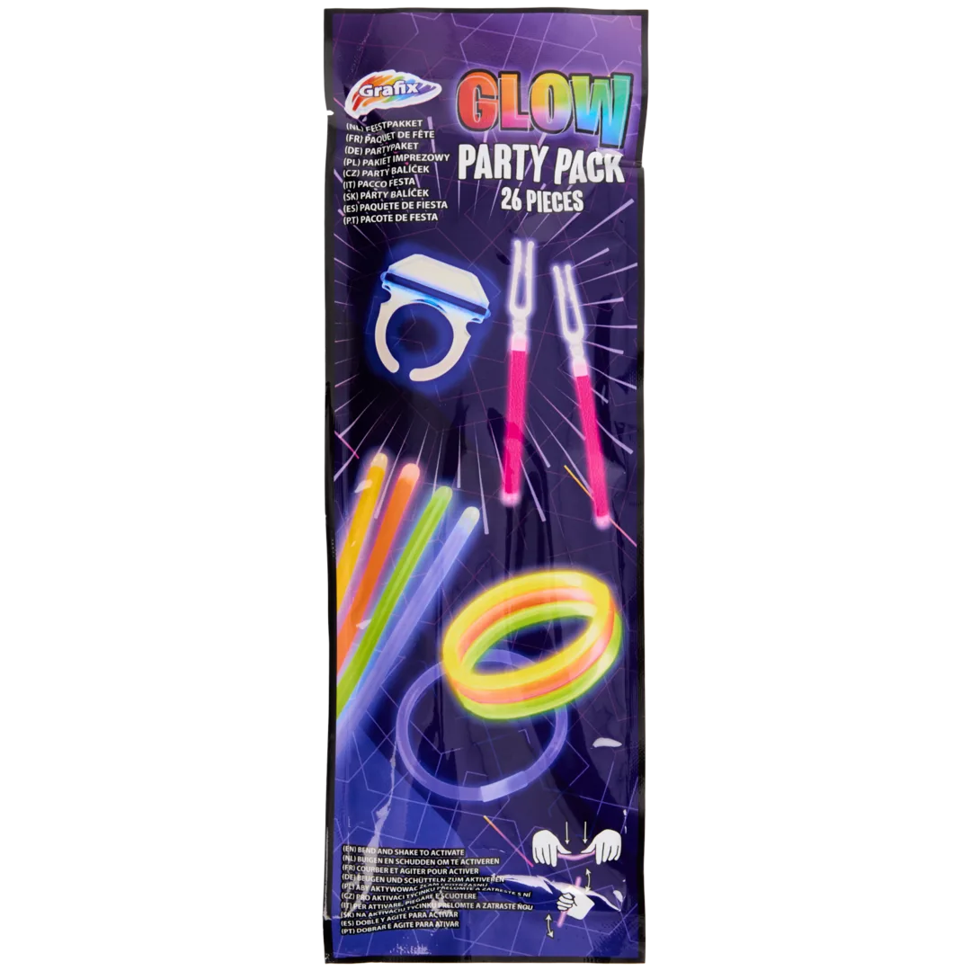 Paquete de fiesta brillo en la oscuridad 7