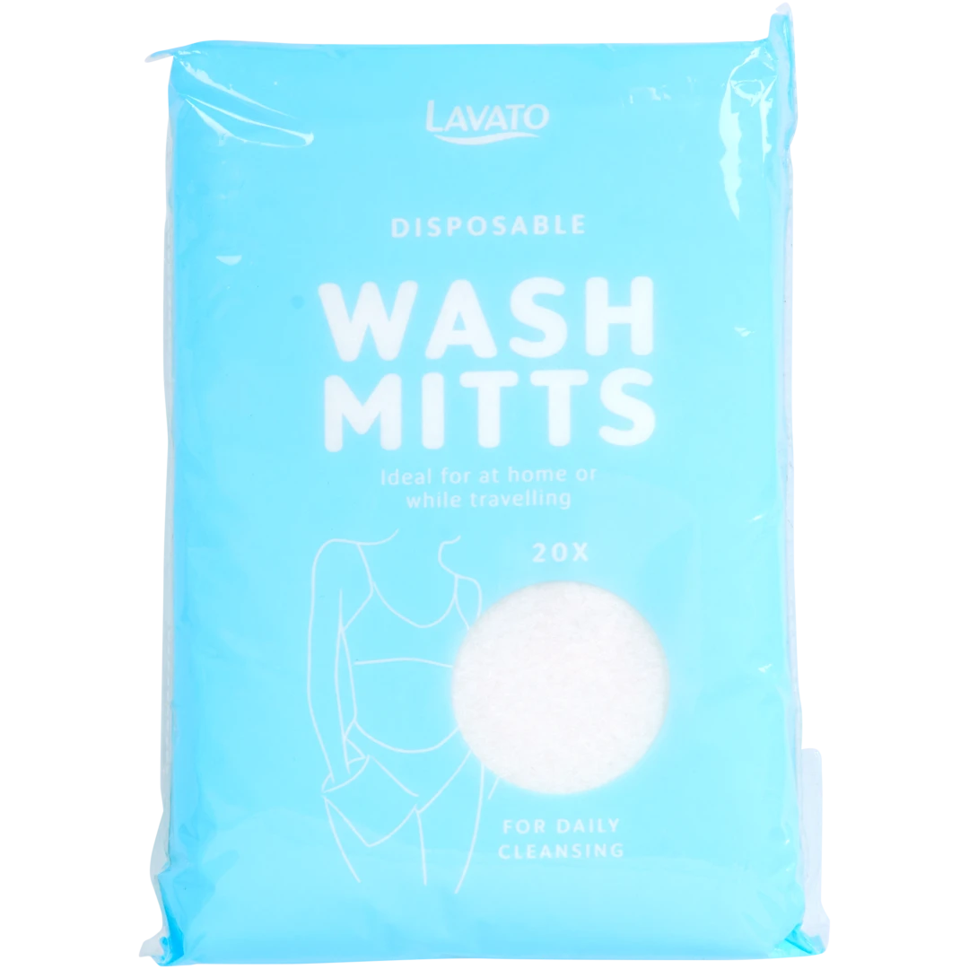 Gants de toilette jetables Lavato 1
