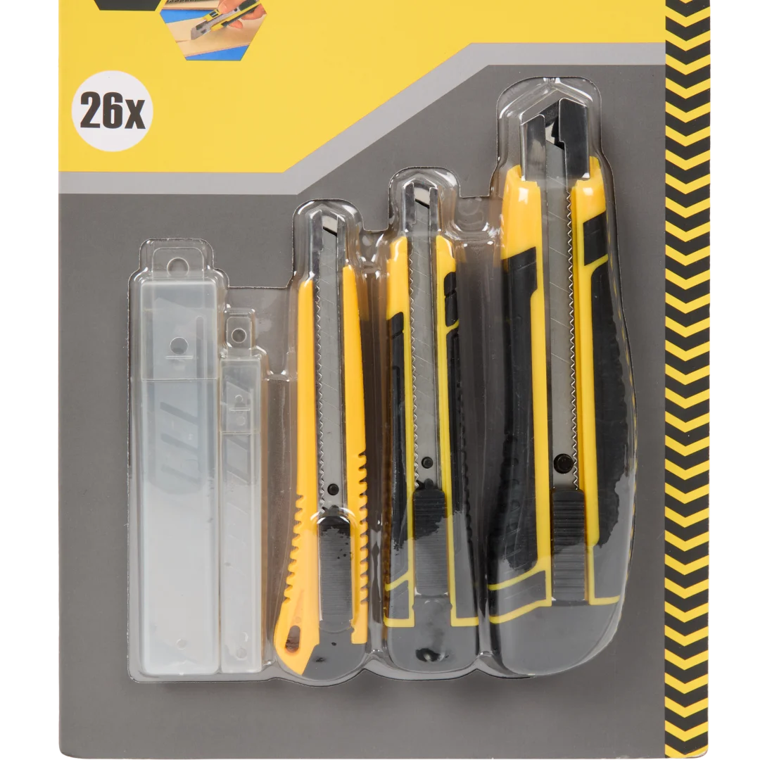 Zestaw noży z odłamywanym ostrzem Tools 2