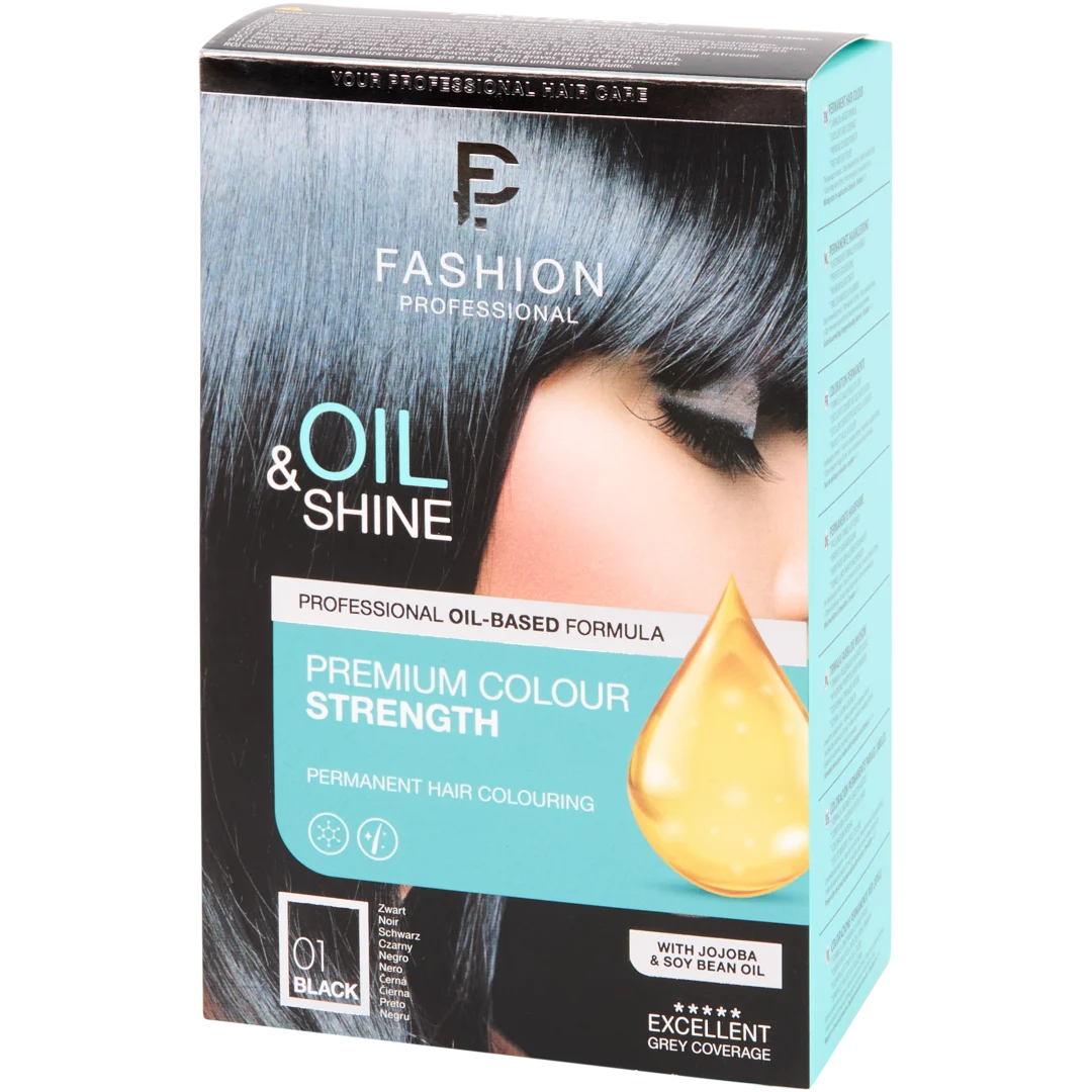 Coloration permanente pour cheveux Fashion Professional Oil & Shine 1