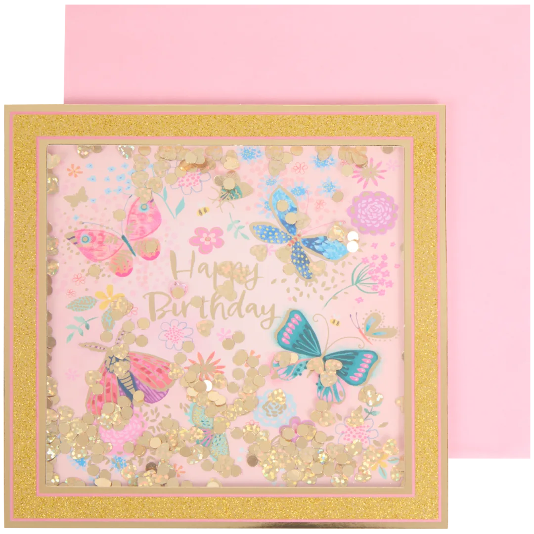 Carte de vœux avec confettis 12