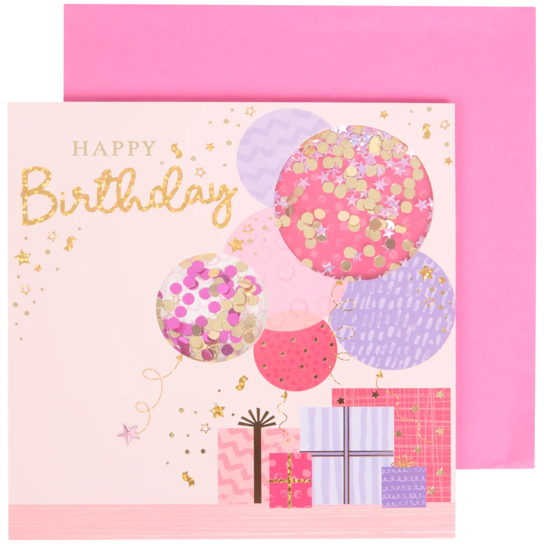 Carte de vœux avec confettis 6