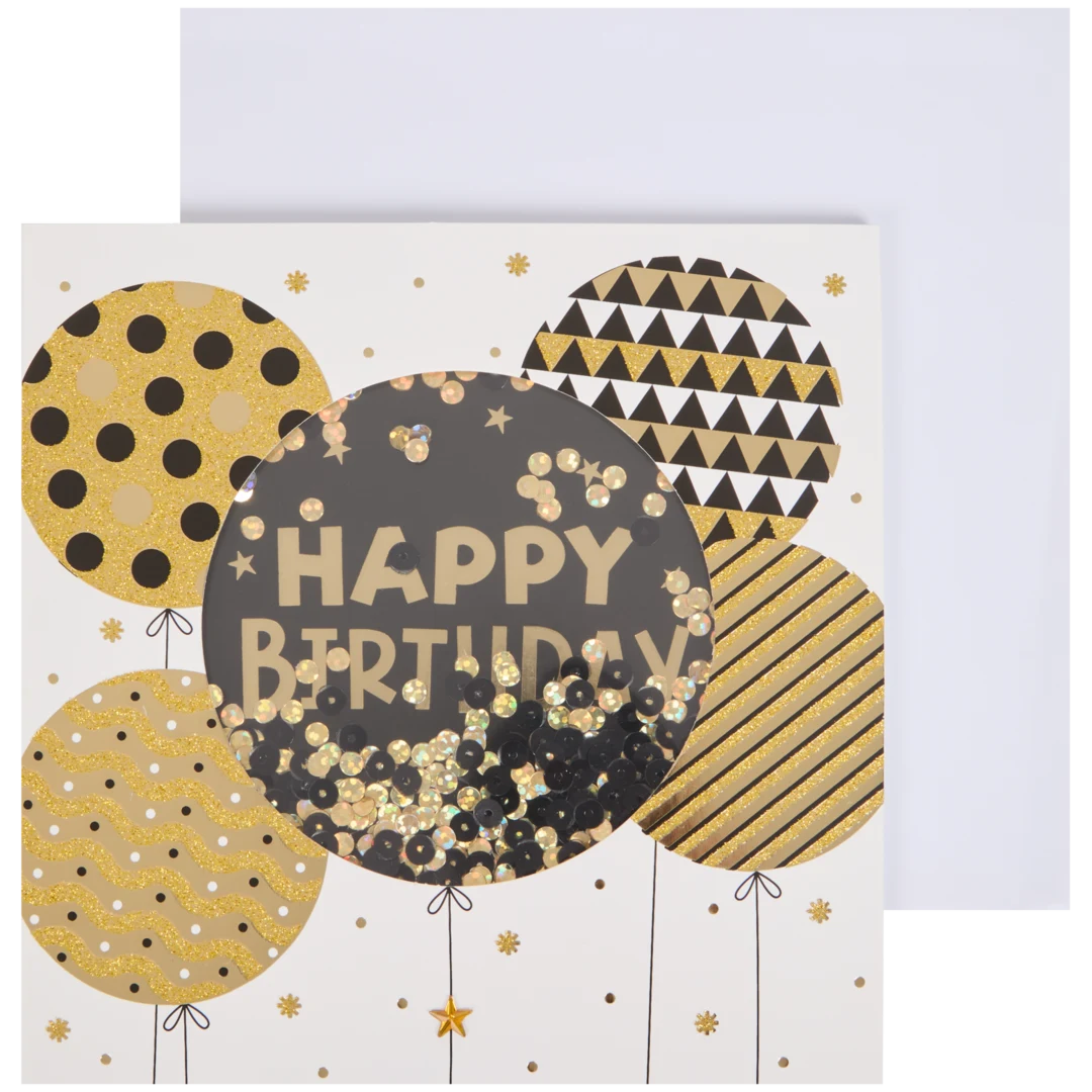 Carte de vœux avec confettis 11