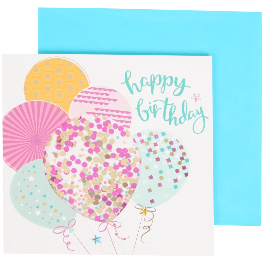 Carte de vœux avec confettis 7