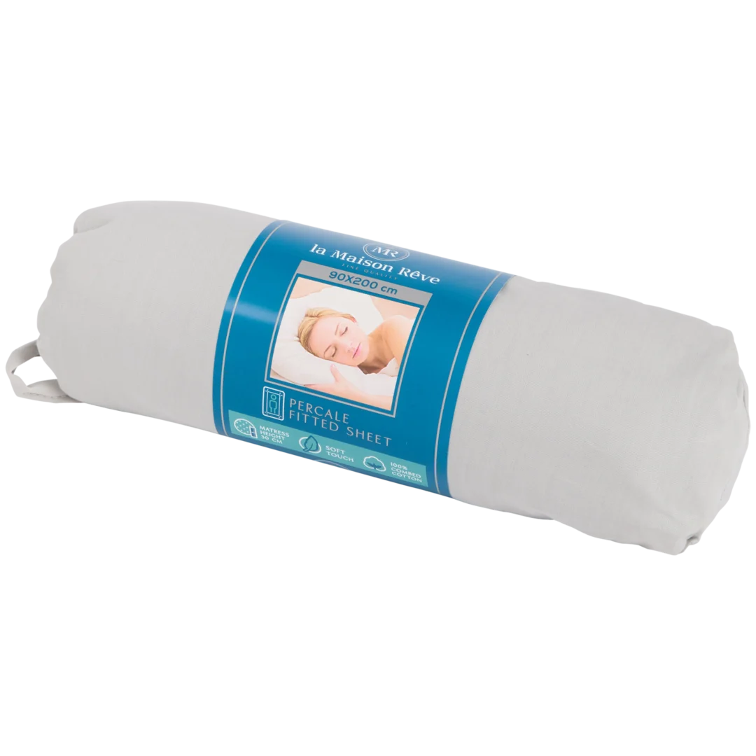 Drap-housse en percale de coton La Maison Rêve 1