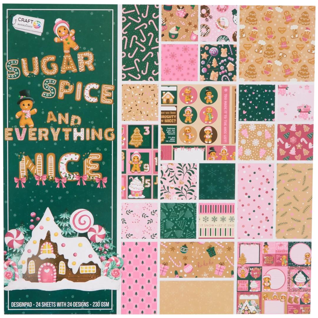 Bloco de papéis com padrão Craft Sensations 5