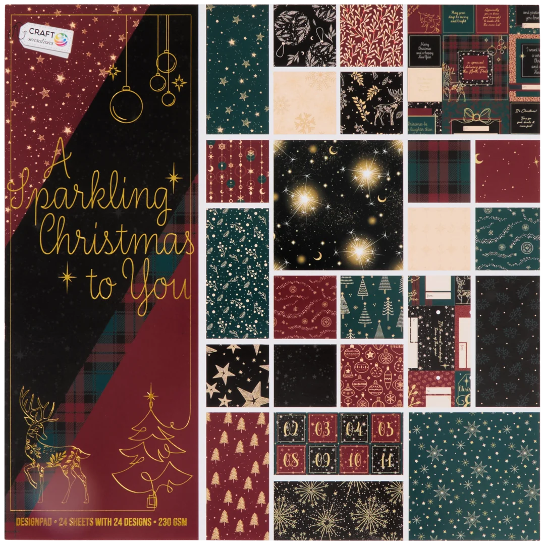 Bloco de papéis com padrão Craft Sensations 4
