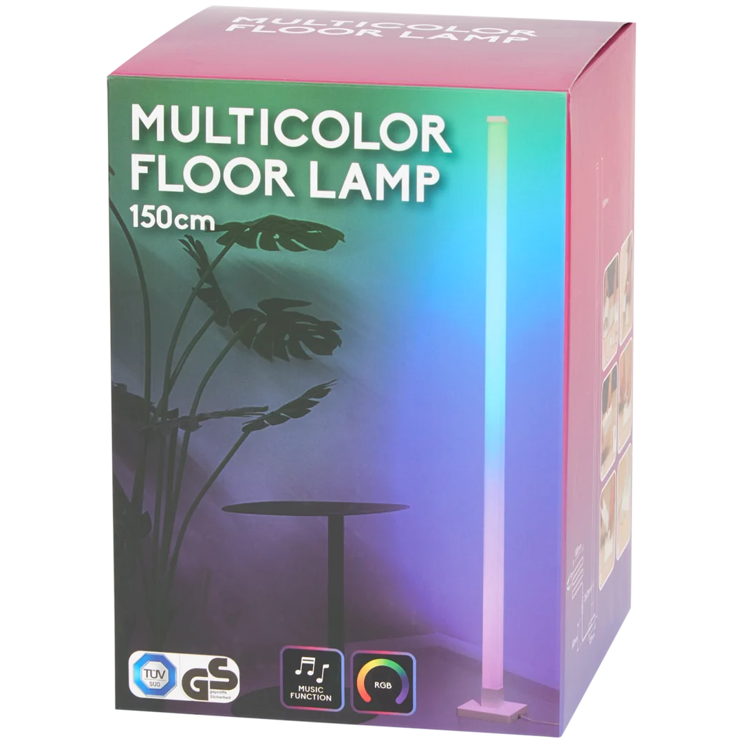 Lampadaire multicolore 1