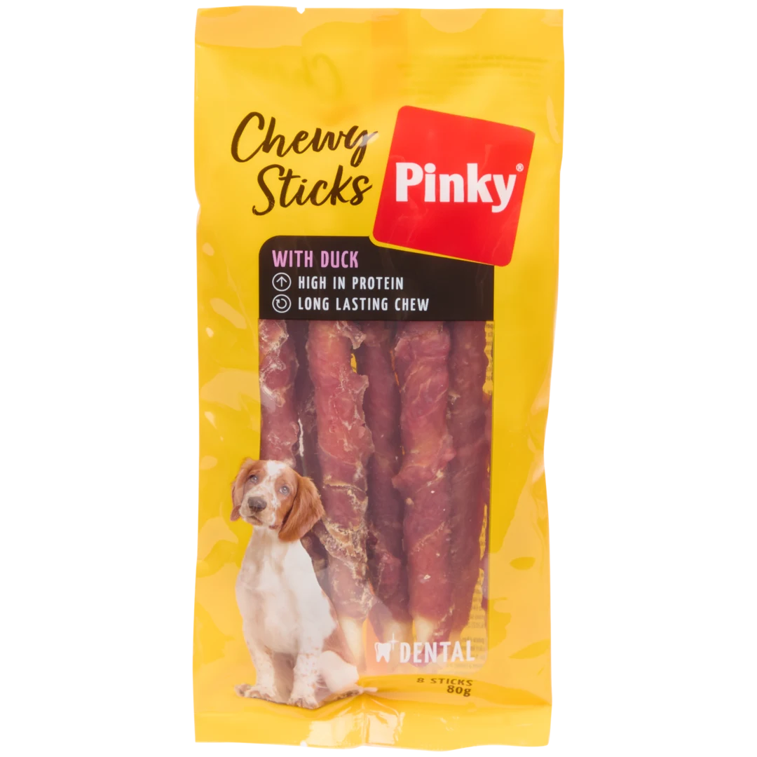 Maškrty pre psy Pinky Žuvacie tyčinky 1