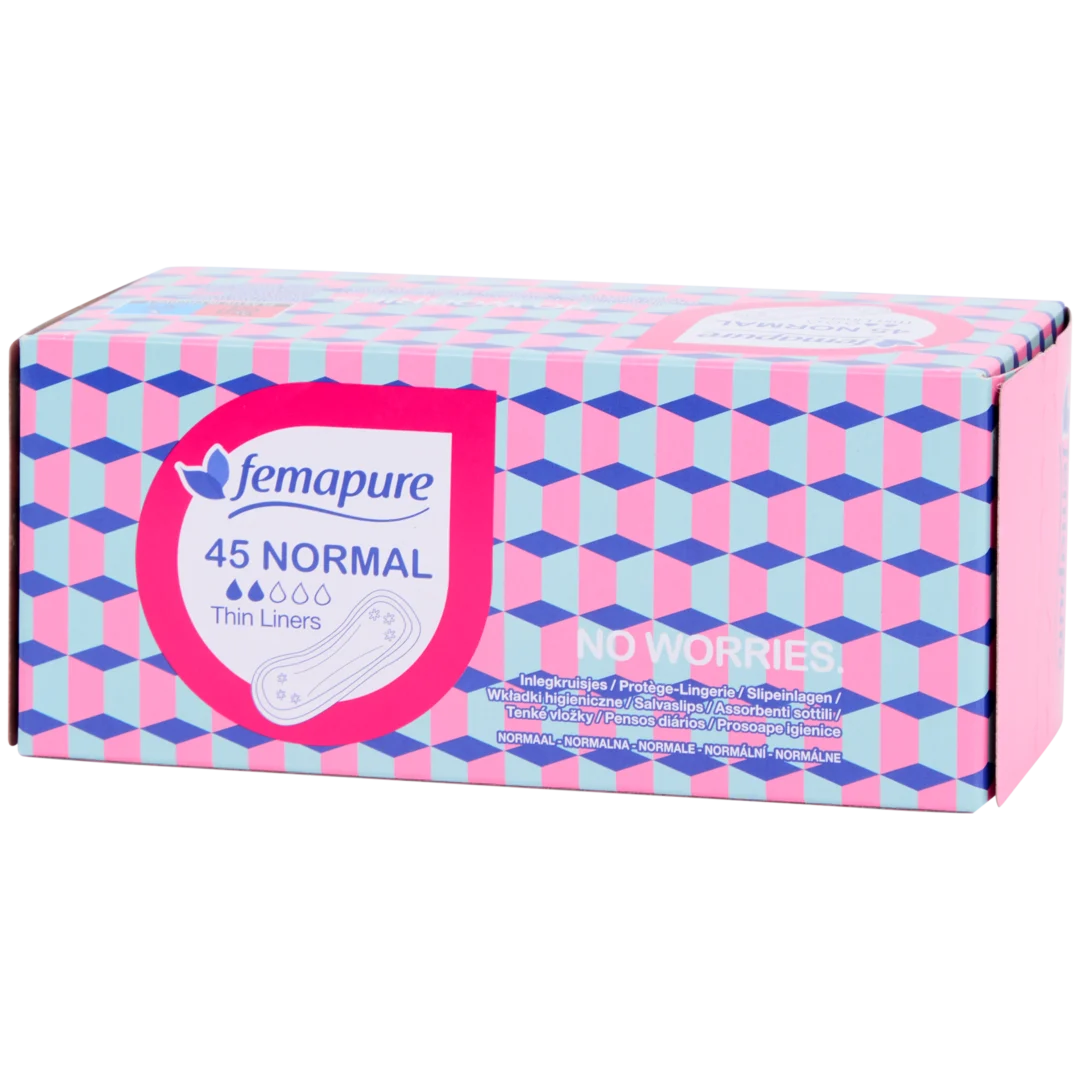 Femapure No Worries Slipeinlagen Normal 1