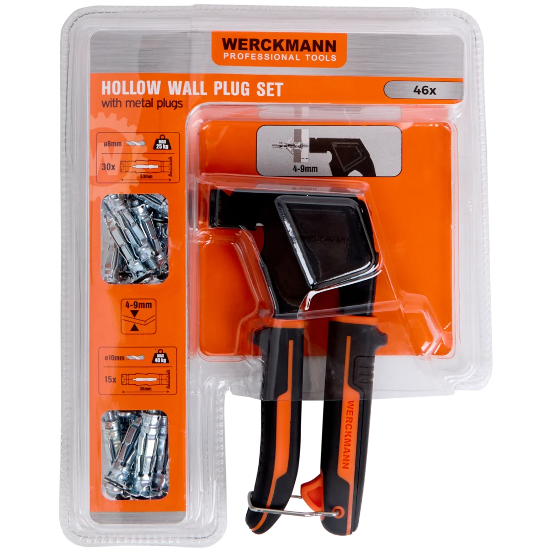 Jeu de chevilles pour murs creux Werckmann 2