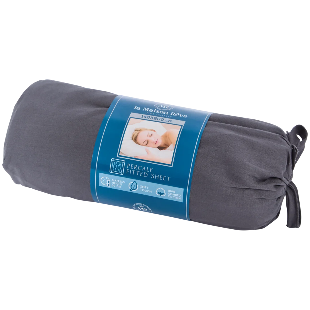 Drap-housse en percale de coton La Maison Rêve 1