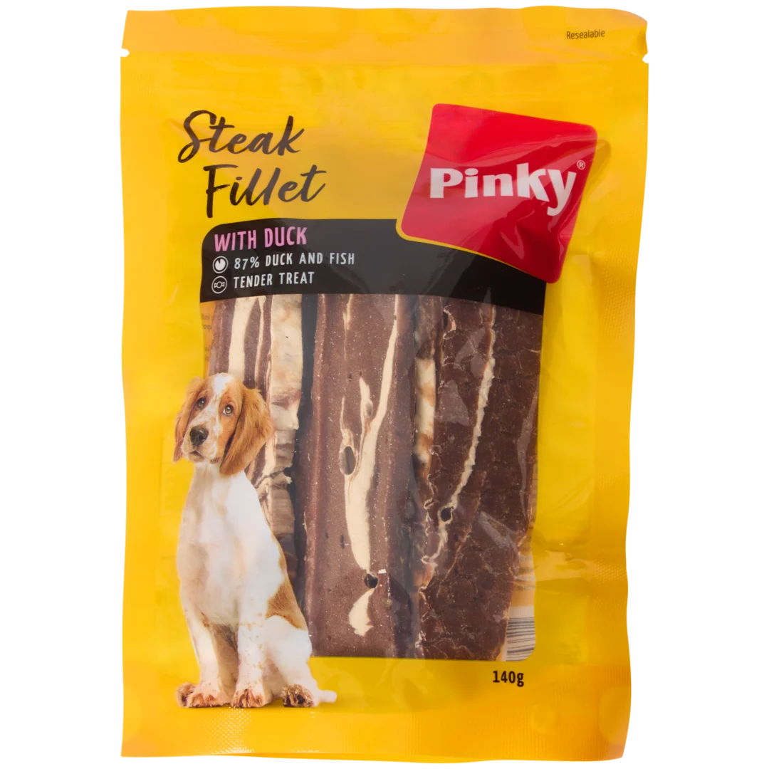 Przekąski dla psa Pinky Steak Fillets 1