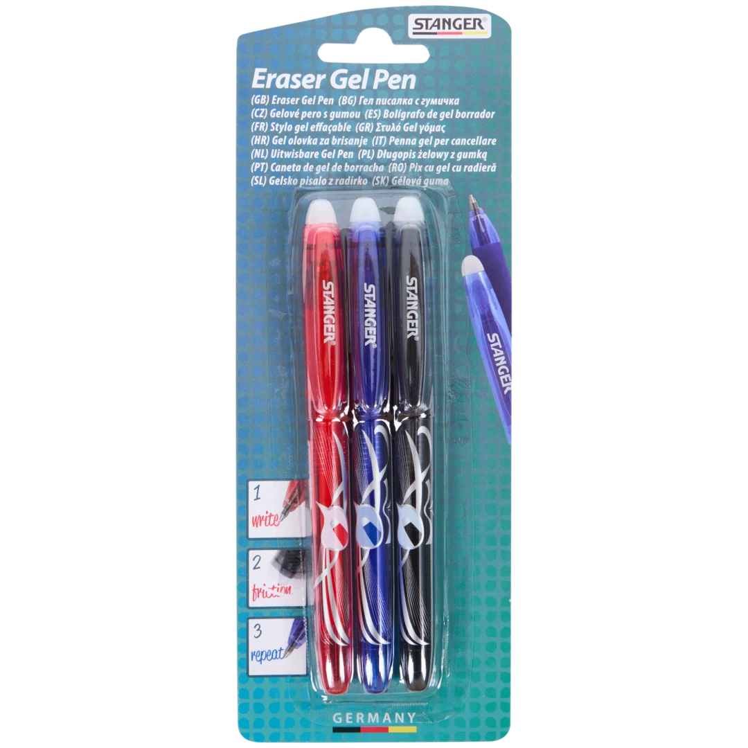 Canetas de gel apagável Stanger 2