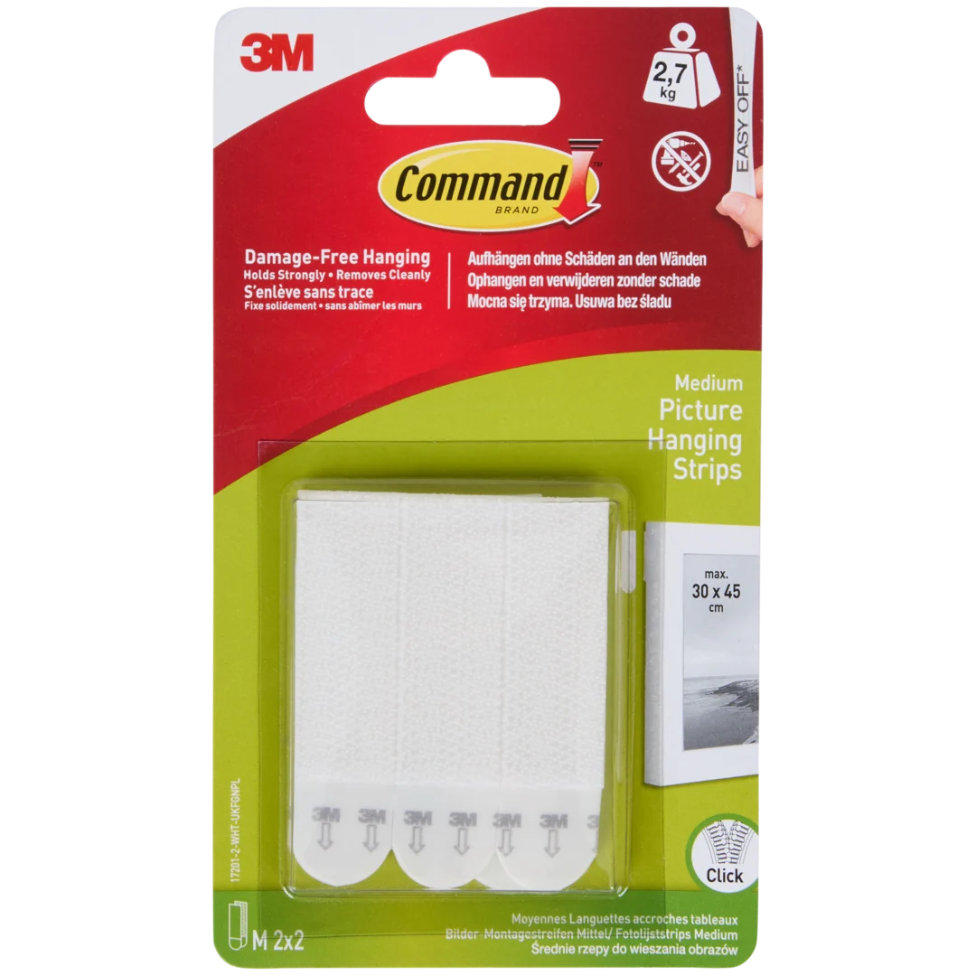 3M Command Poster-Strips Medium 1
