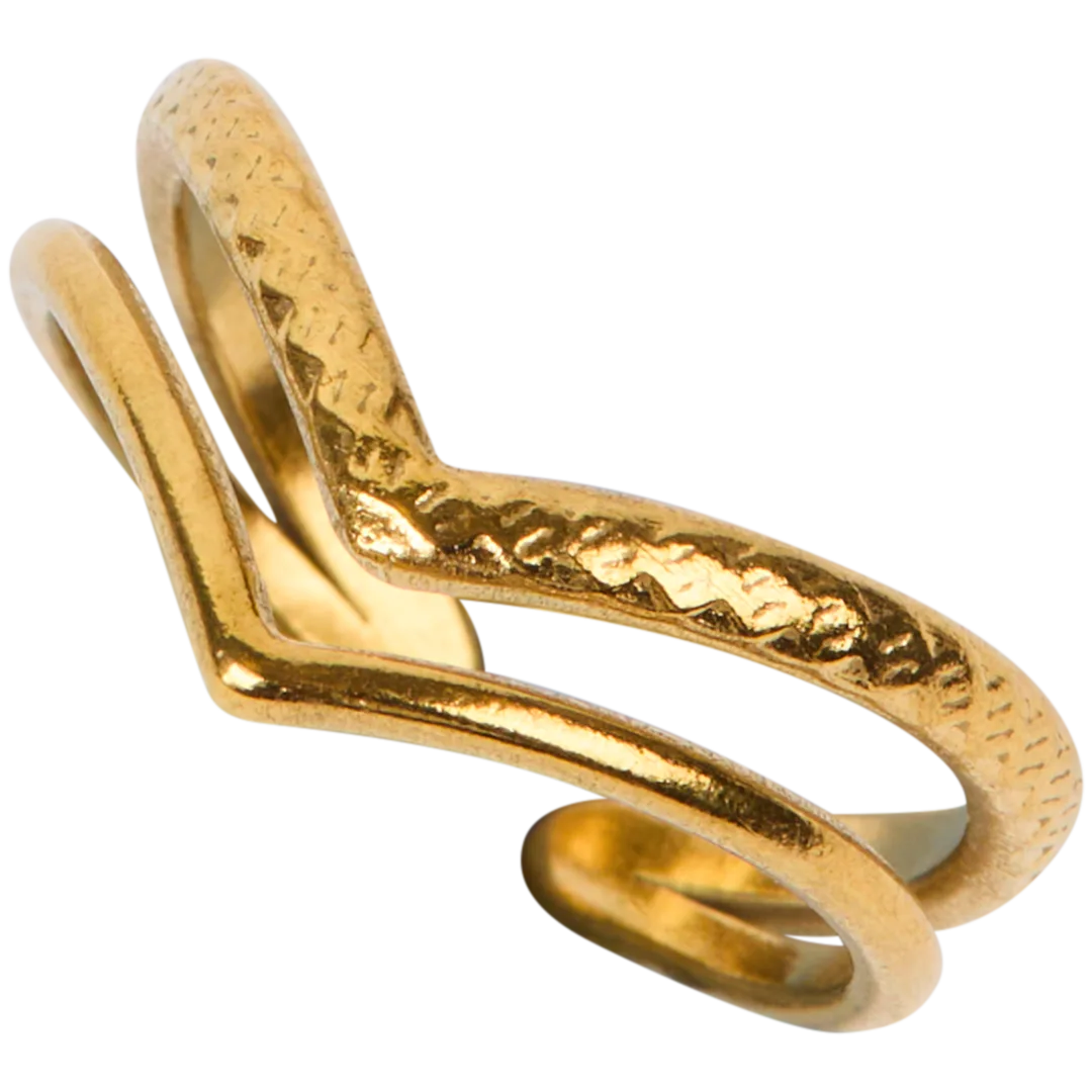 Vergulde ring 5