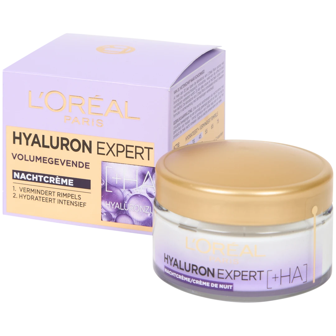L'Oréal Hyaluron Expert nachtcrème Volumegevend 1