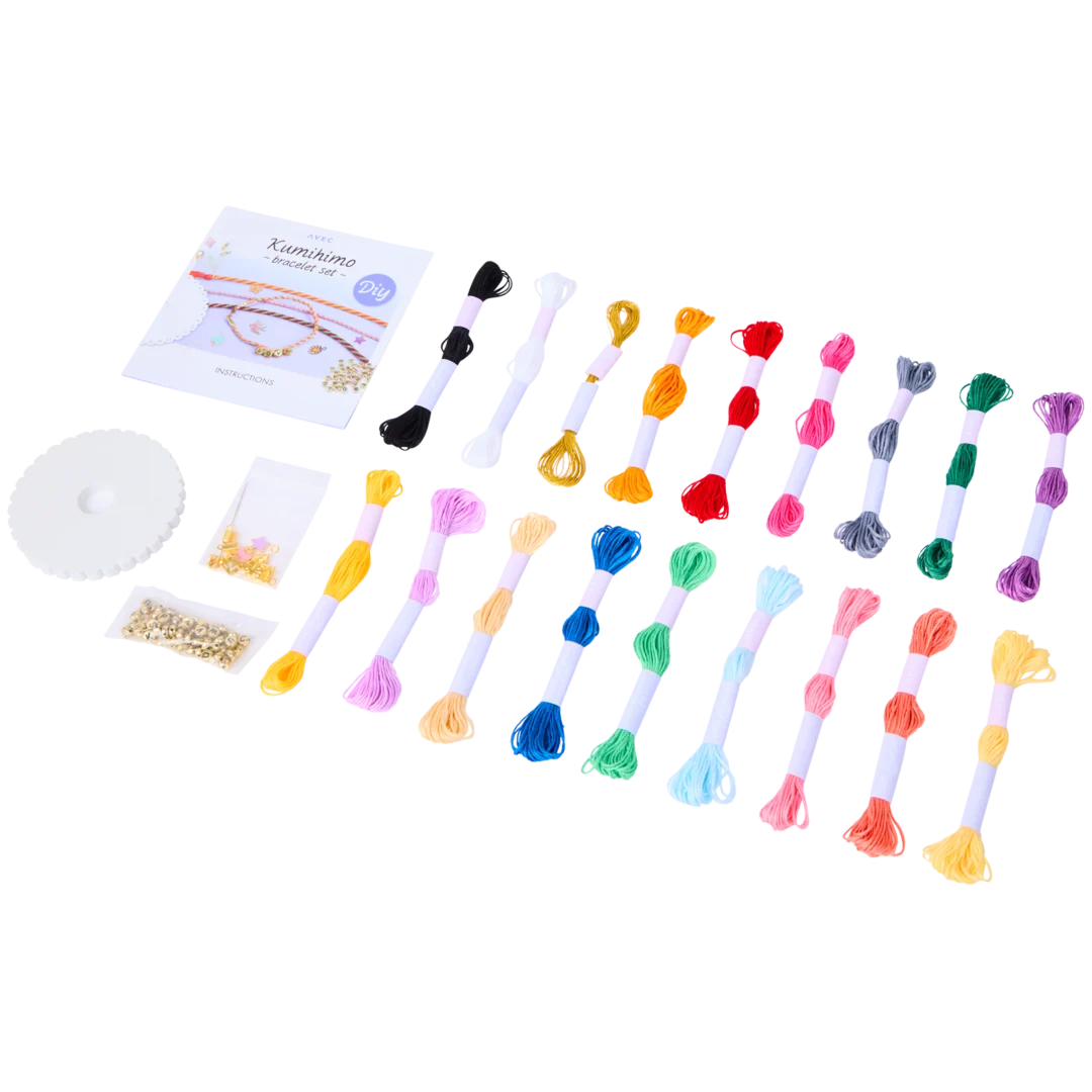 Kit créatif bracelets Avec Kumihimo 2