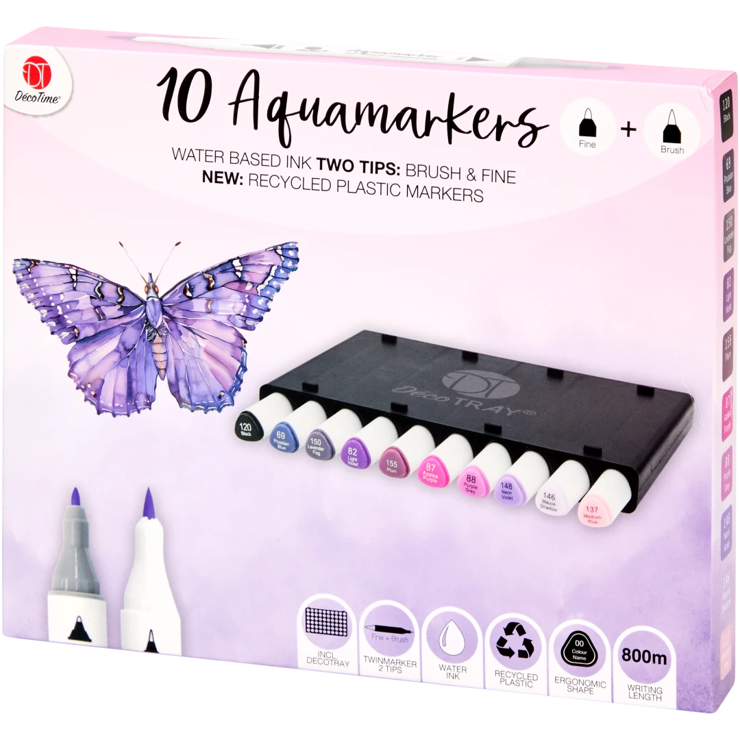 Marqueurs aquarelle DécoTime 7