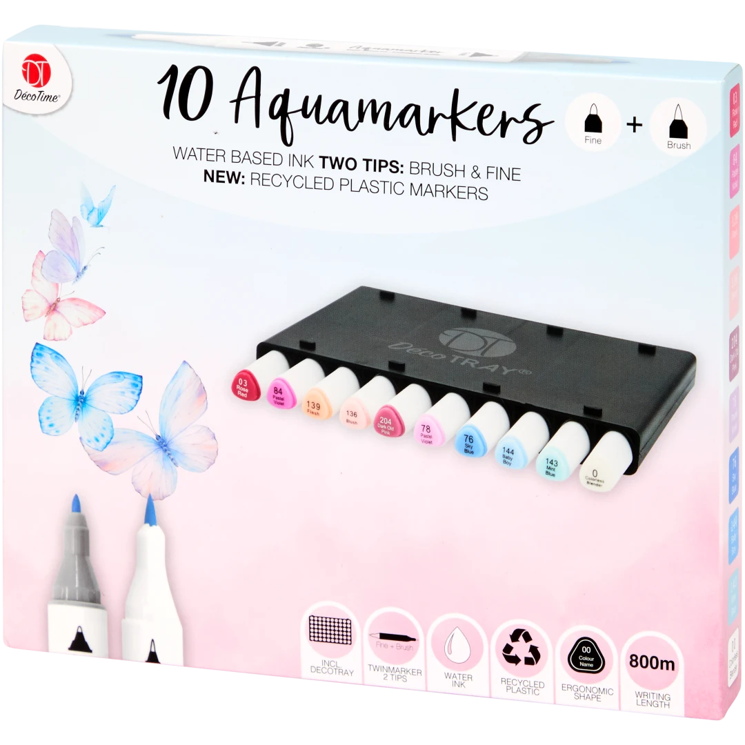 Marqueurs aquarelle DécoTime 6