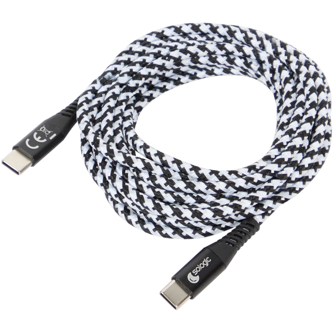 Câble de charge et de données Sologic USB-C à USB-C 4