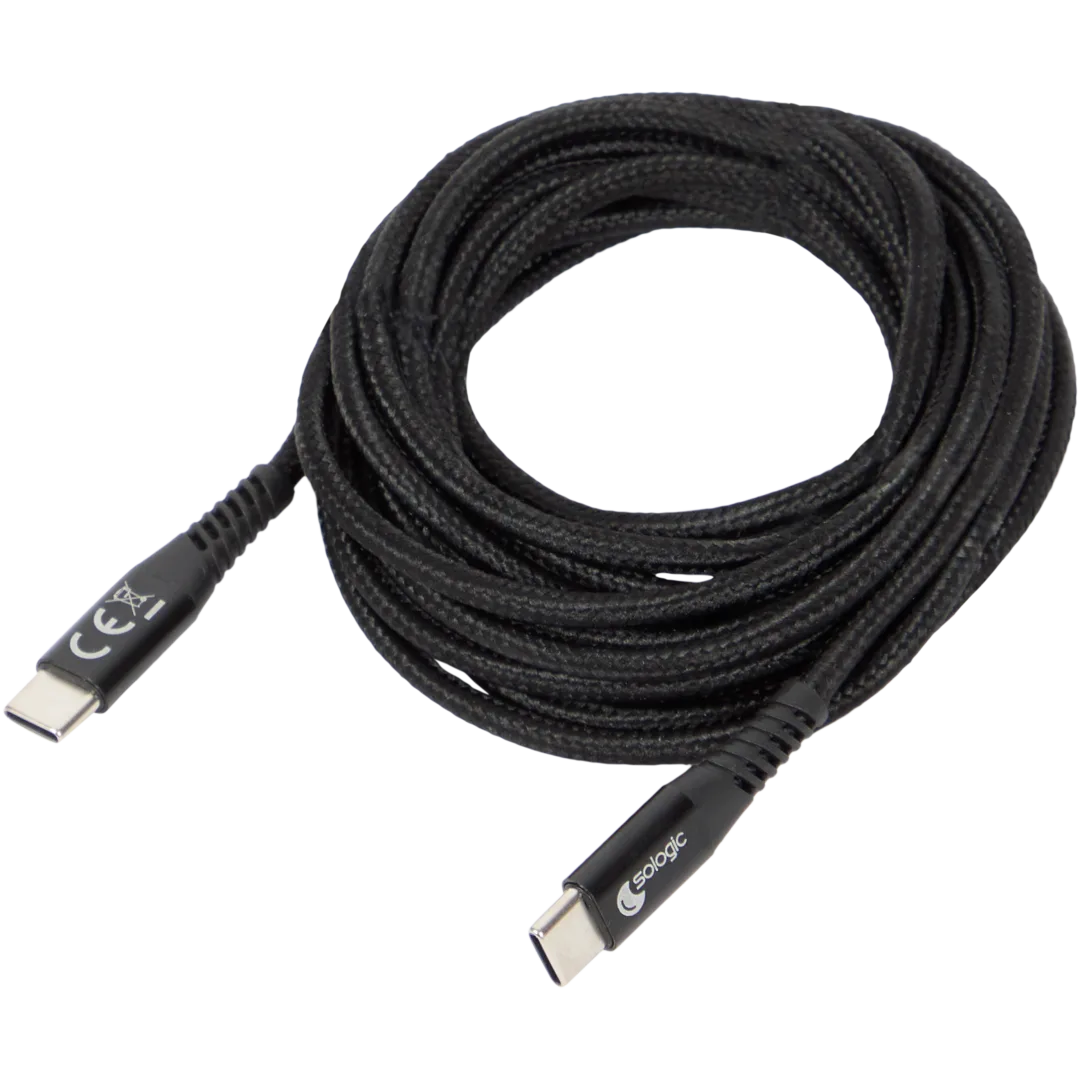 Câble de charge et de données Sologic USB-C à USB-C 1